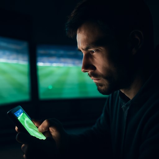 1333bdt night match lights over phone